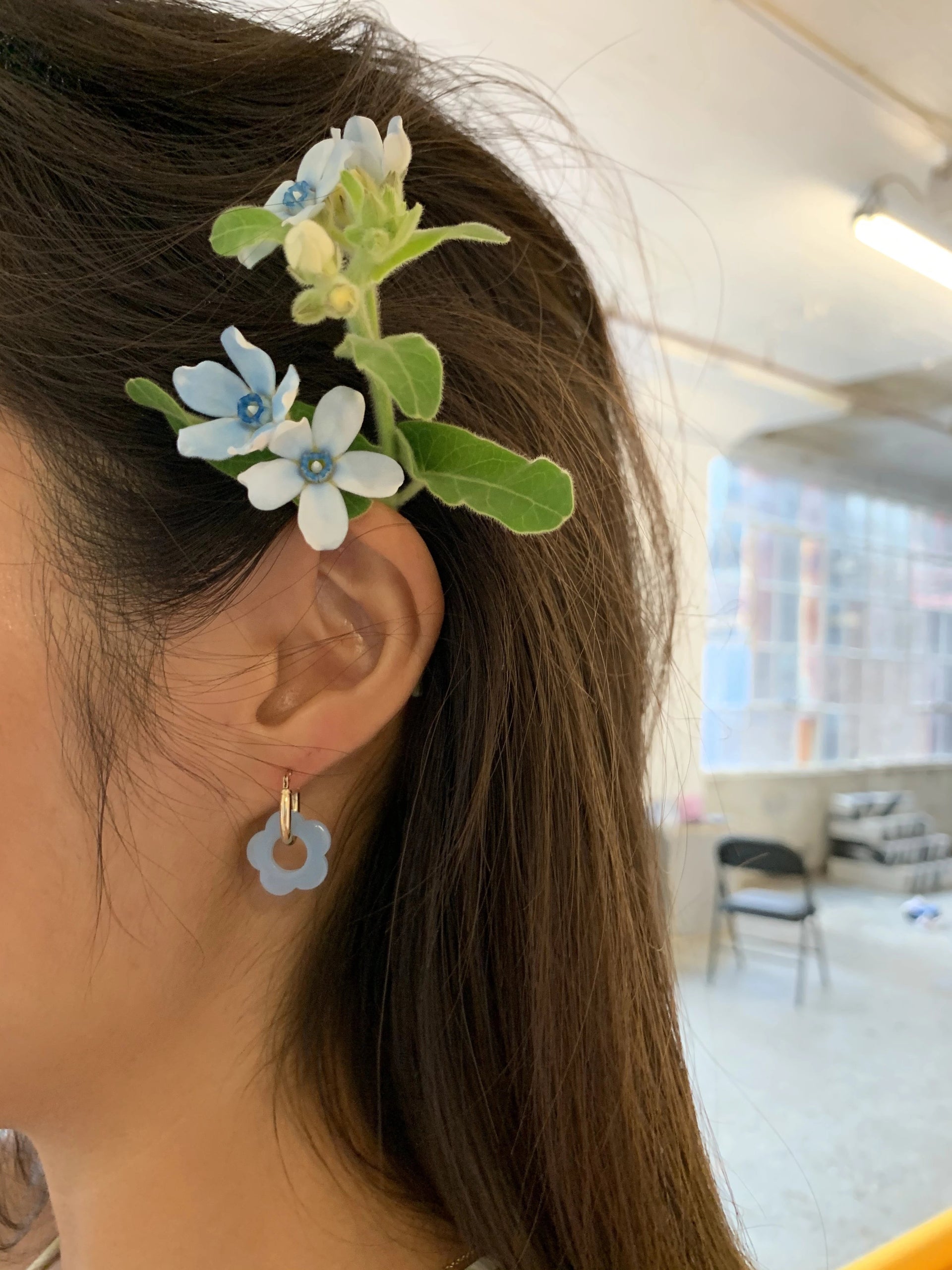 Flora Earring - Blue